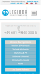 Mobile Screenshot of leginda.de